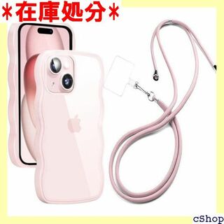 iPhone 13 ケース クリア ショルダー 全面保 長 応 ピンク 2278(その他)