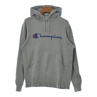 チャンピオン(Champion)のCHAMPION チャンピオン パーカー M グレー 【古着】【中古】(パーカー)