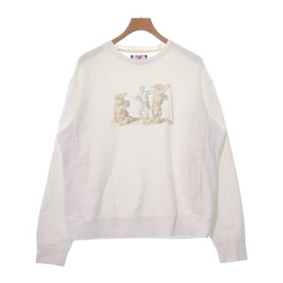 サノバチーズ(SON OF THE CHEESE)のSON OF THE CHEESE サノバチーズ スウェット M 白 【古着】【中古】(スウェット)