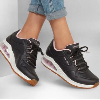 スケッチャーズ(SKECHERS)のスケッチャーズ  スニーカー  Uno 2 Black/Pink(スニーカー)