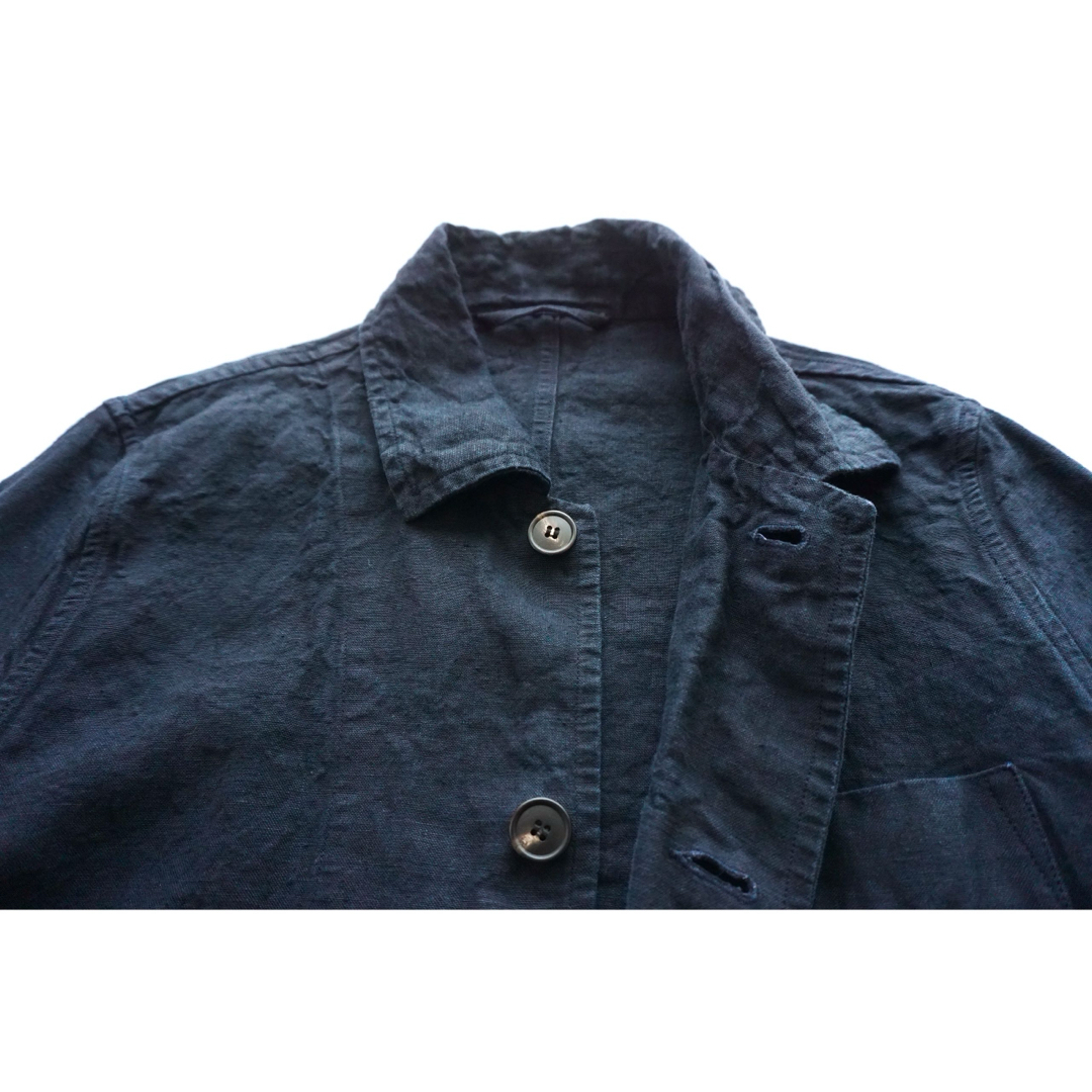 CASEY CASEY - CASEY CASEY OLIVER JACKET リネンカバーオールの CASEY CASEY - CASEY CASEY OLIVER JACKET リネンカバーオールの