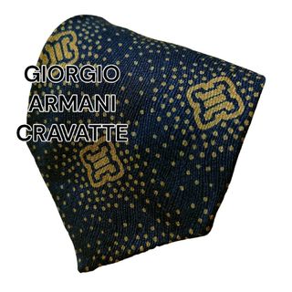 【GIORGIO ARMANI CRAVATTE】　総柄　イタリア製(ネクタイ)