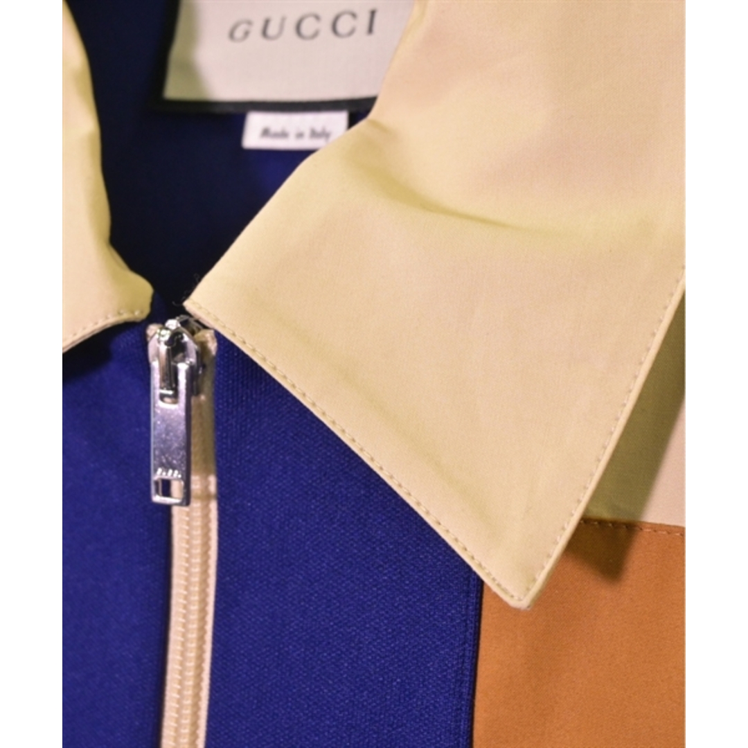 Gucci(グッチ)のGUCCI グッチ ブルゾン XL 紺xベージュx茶 【古着】【中古】 メンズのジャケット/アウター(その他)の商品写真