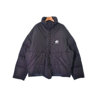 バレンシアガ(Balenciaga)のBALENCIAGA ダウンジャケット/ダウンベスト 48(XXL位) 黒 【古着】【中古】(ダウンジャケット)