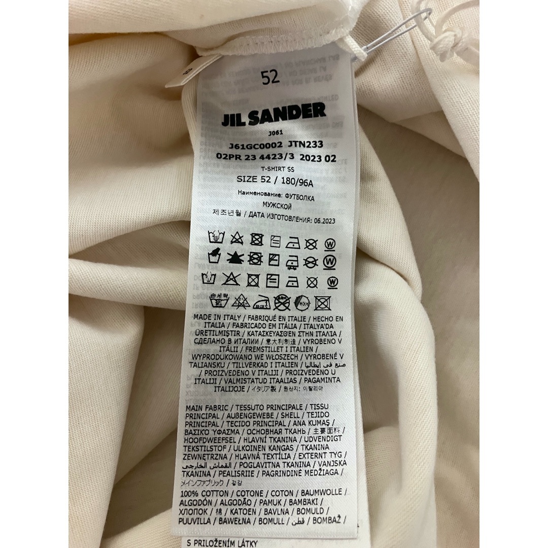 Jil Sander(ジルサンダー)の新品 52 JIL SANDER 23aw レイヤードシーズンTシャツ 6056 メンズのトップス(Tシャツ/カットソー(半袖/袖なし))の商品写真