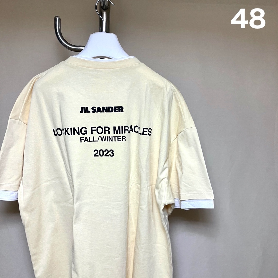 Jil Sander(ジルサンダー)の新品 48 JIL SANDER 23aw レイヤードシーズンTシャツ 6055 メンズのトップス(Tシャツ/カットソー(半袖/袖なし))の商品写真