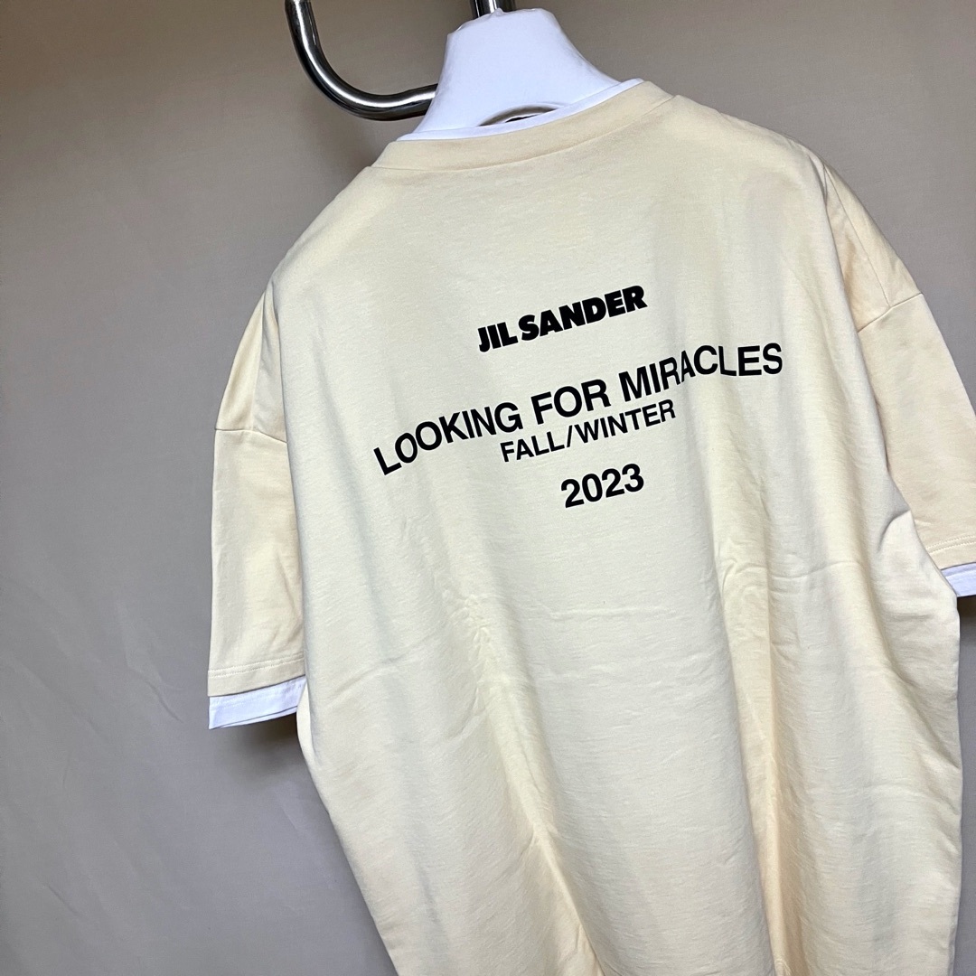 Jil Sander(ジルサンダー)の新品 48 JIL SANDER 23aw レイヤードシーズンTシャツ 6055 メンズのトップス(Tシャツ/カットソー(半袖/袖なし))の商品写真