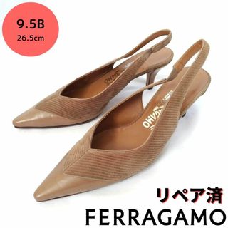 サルヴァトーレフェラガモ(Salvatore Ferragamo)のモデルサイズ☆フェラガモ【Ferragamo】バックストラップ パンプス(ハイヒール/パンプス)