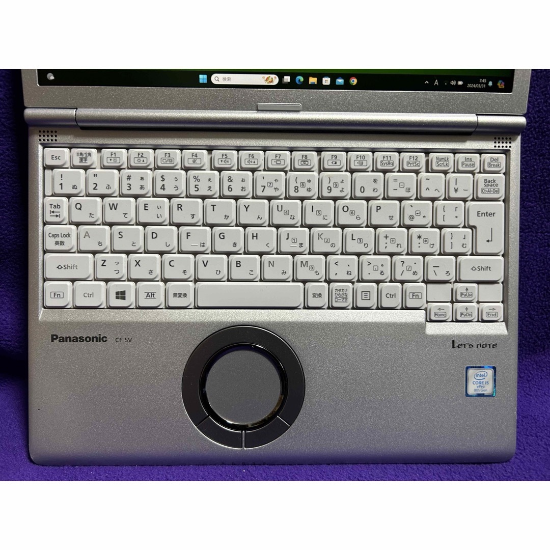Panasonic(パナソニック)のレッツノート  CF-SV8 8G/256GB Office2021認証済 スマホ/家電/カメラのPC/タブレット(ノートPC)の商品写真