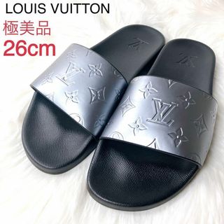 ルイヴィトン(LOUIS VUITTON)の【極美品】ルイヴィトン ウォーターフロント ラインミュール サンダル 26cm(サンダル)