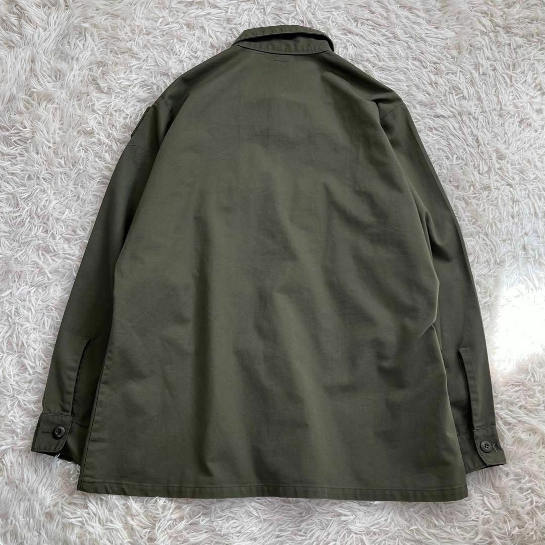 MILITARY(ミリタリー)の【70s】アメリカ軍/U.S.ARMY ユーティリティ シャツ　長袖　OG507 メンズのトップス(Tシャツ/カットソー(七分/長袖))の商品写真