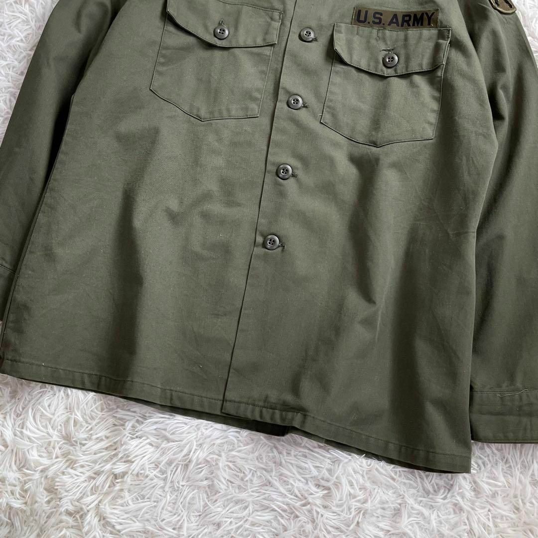 MILITARY(ミリタリー)の【70s】アメリカ軍/U.S.ARMY ユーティリティ シャツ　長袖　OG507 メンズのトップス(Tシャツ/カットソー(七分/長袖))の商品写真