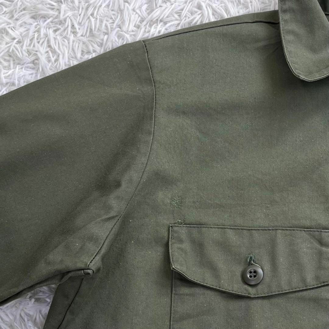 MILITARY(ミリタリー)の【70s】アメリカ軍/U.S.ARMY ユーティリティ シャツ　長袖　OG507 メンズのトップス(Tシャツ/カットソー(七分/長袖))の商品写真