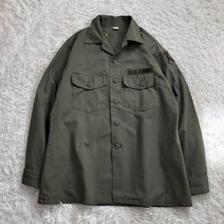 ミリタリー(MILITARY)の【70s】アメリカ軍/U.S.ARMY ユーティリティ シャツ　長袖　OG507(Tシャツ/カットソー(七分/長袖))