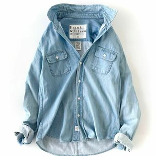 フランク&アイリーン デニムシャツ VICTORIA 長袖シャツ スキッパー 綿