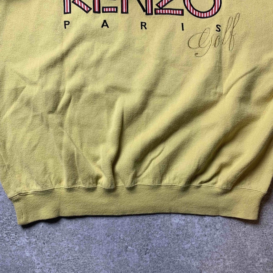 KENZO(ケンゾー)の希少【KENZO paris golf】3 刺繍ロゴ 90s スウェット 日本製 レディースのトップス(トレーナー/スウェット)の商品写真