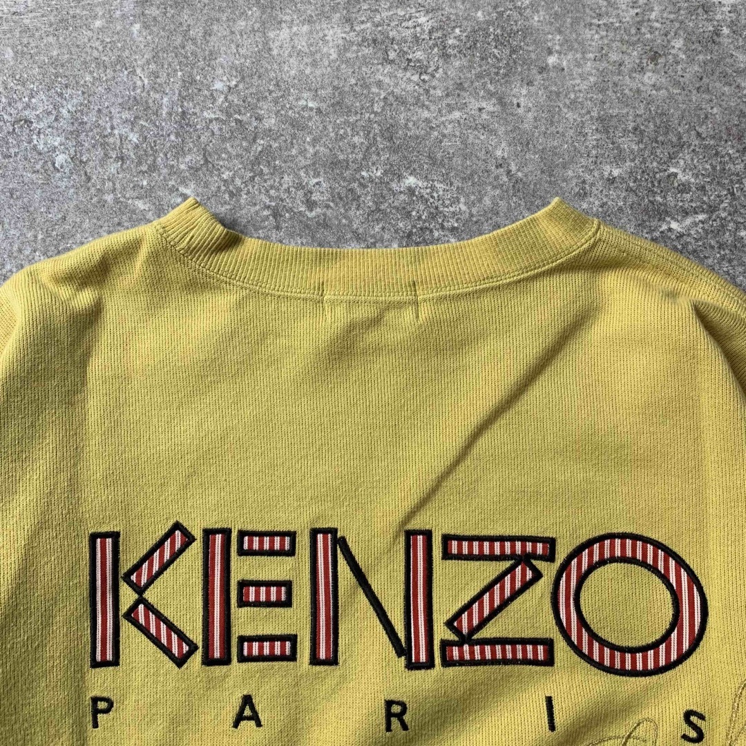 KENZO(ケンゾー)の希少【KENZO paris golf】3 刺繍ロゴ 90s スウェット 日本製 レディースのトップス(トレーナー/スウェット)の商品写真