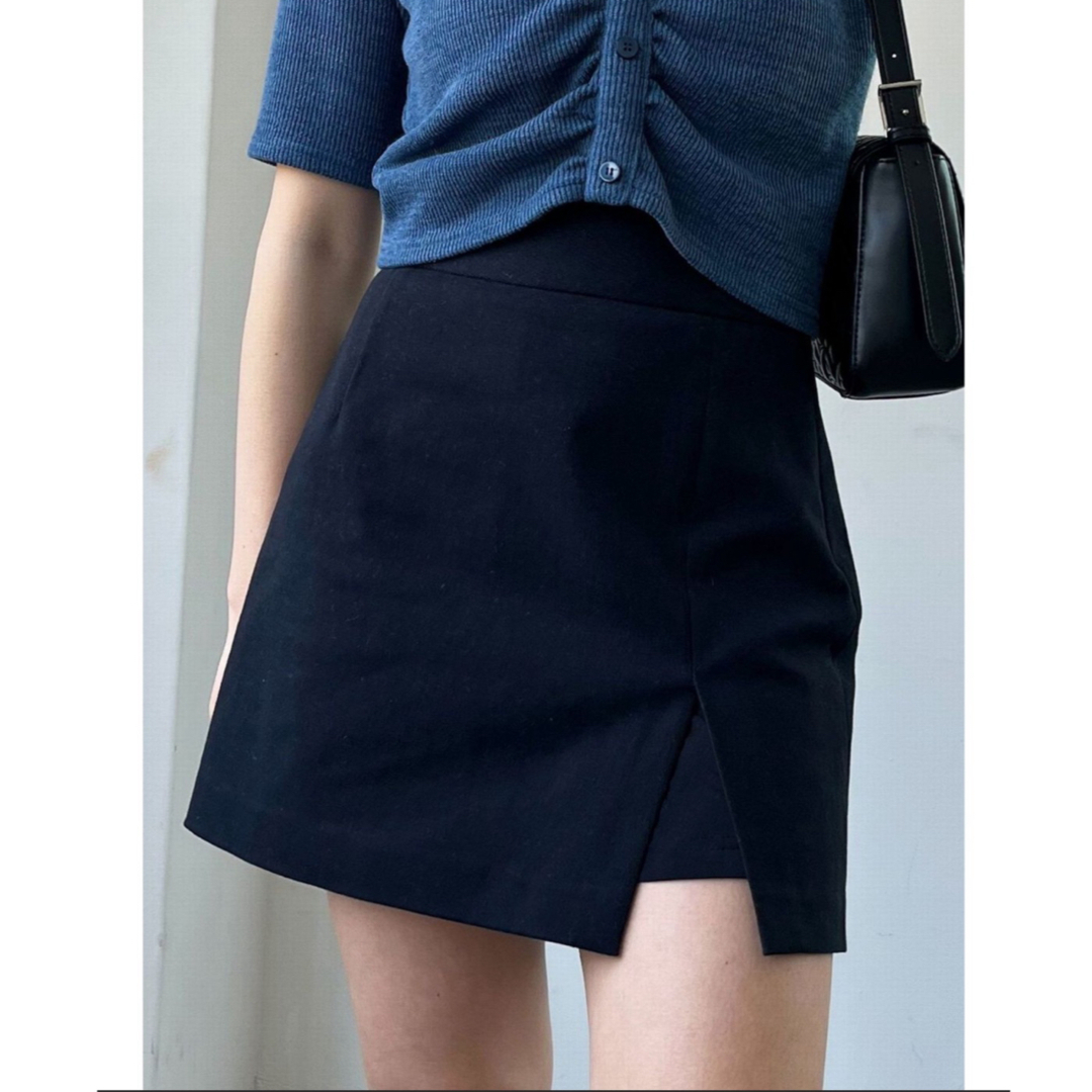 EMODA(エモダ)のスリットハイウェストスカート レディースのスカート(ミニスカート)の商品写真
