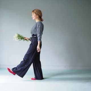 ビューティアンドユースユナイテッドアローズ(BEAUTY&YOUTH UNITED ARROWS)のla Balance ワイドパンツ 高山直子さん(カジュアルパンツ)