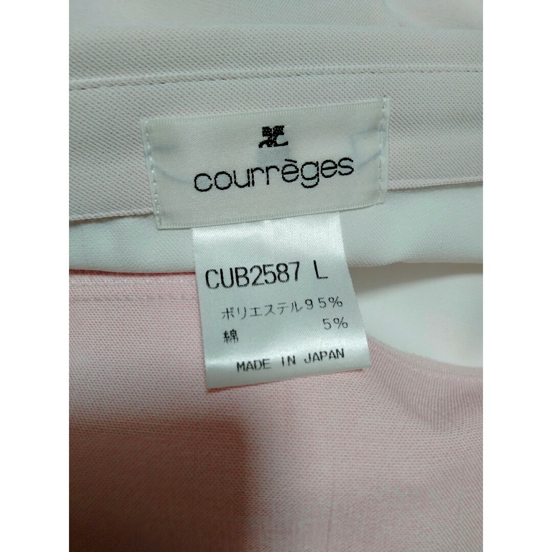 Courreges(クレージュ)のクレージュ　ナース服 Lサイズ　白　ピンク レディースのレディース その他(その他)の商品写真