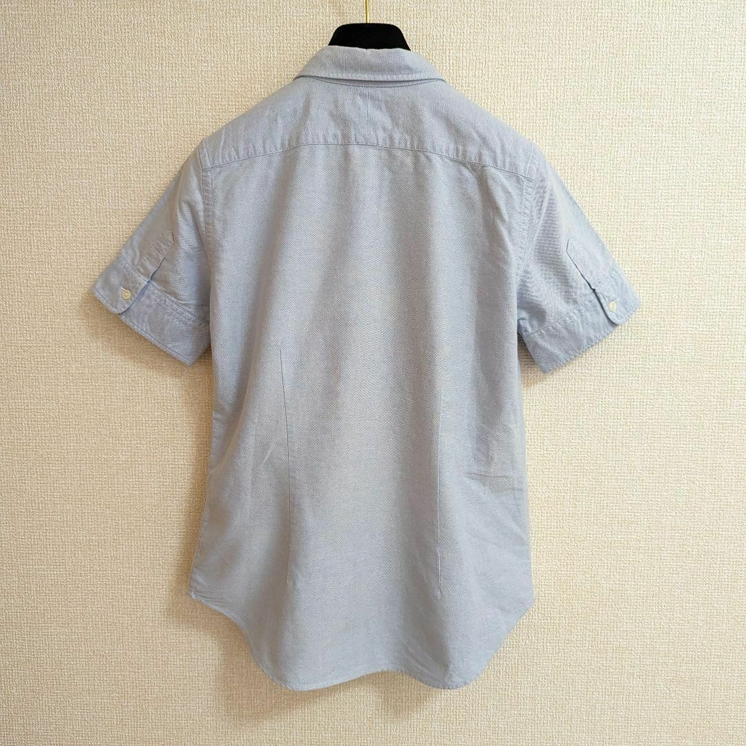 Ralph Lauren(ラルフローレン)のRALPH LAUREN ラルフローレン ボタンダウンシャツ 半袖 シャンブレー レディースのトップス(シャツ/ブラウス(半袖/袖なし))の商品写真