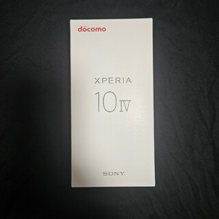 ソニー(SONY)の【新品未使用】Xperia 10Ⅳ White【SIMフリー】(スマートフォン本体)