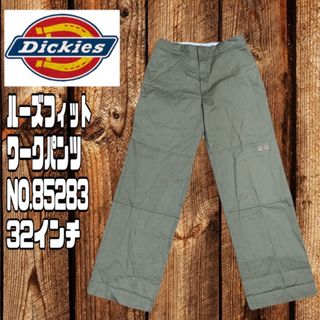 Dickies - ディッキーズ ワークパンツ ルーズフィット カーキ 32インチ NO.85283