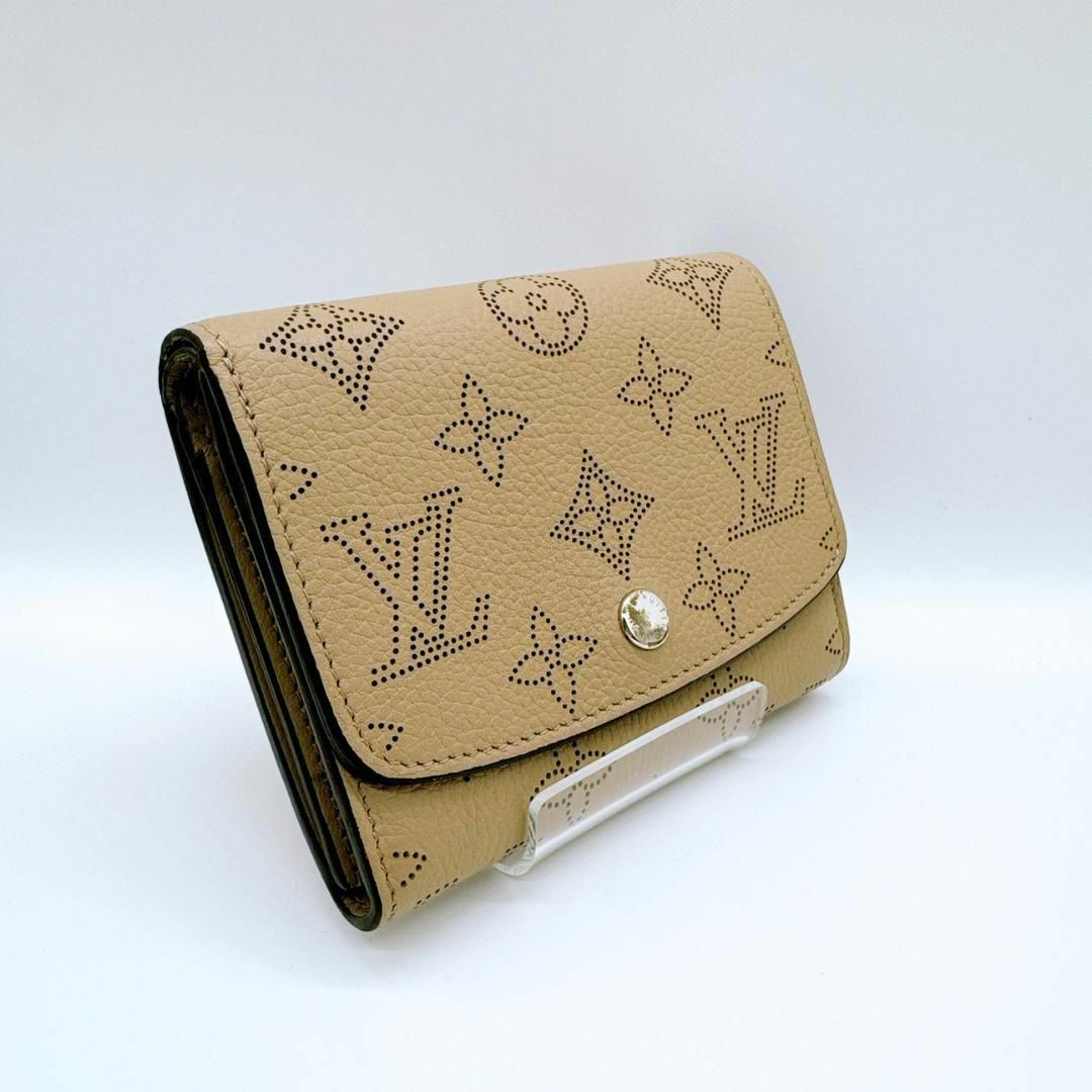 LOUIS VUITTON(ルイヴィトン)のルイヴィトン M62542 マヒナ ポルトフォイユ イリス コンパクト 折り財布 レディースのファッション小物(財布)の商品写真