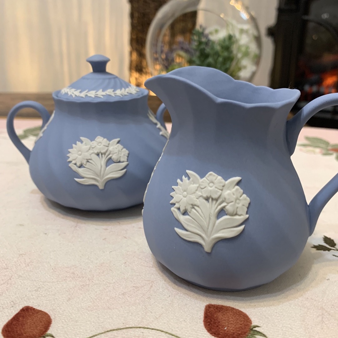 WEDGWOOD - 未使用 ウェッジウッド ジャスパー フルーテッド WEDGWOOD - 未使用 ウェッジウッド ジャスパー フルーテッド
