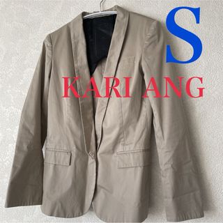 kariang - kariAng カリアング テーラードジャケット　ベージュ　夏向け