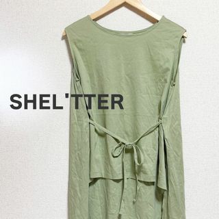 シェルターオリジナル(Shel'tter ORIGINAL)のshel'tter シェルター　カットソー　袖なし　ノースリーブ　カーキ　緑(Tシャツ(半袖/袖なし))