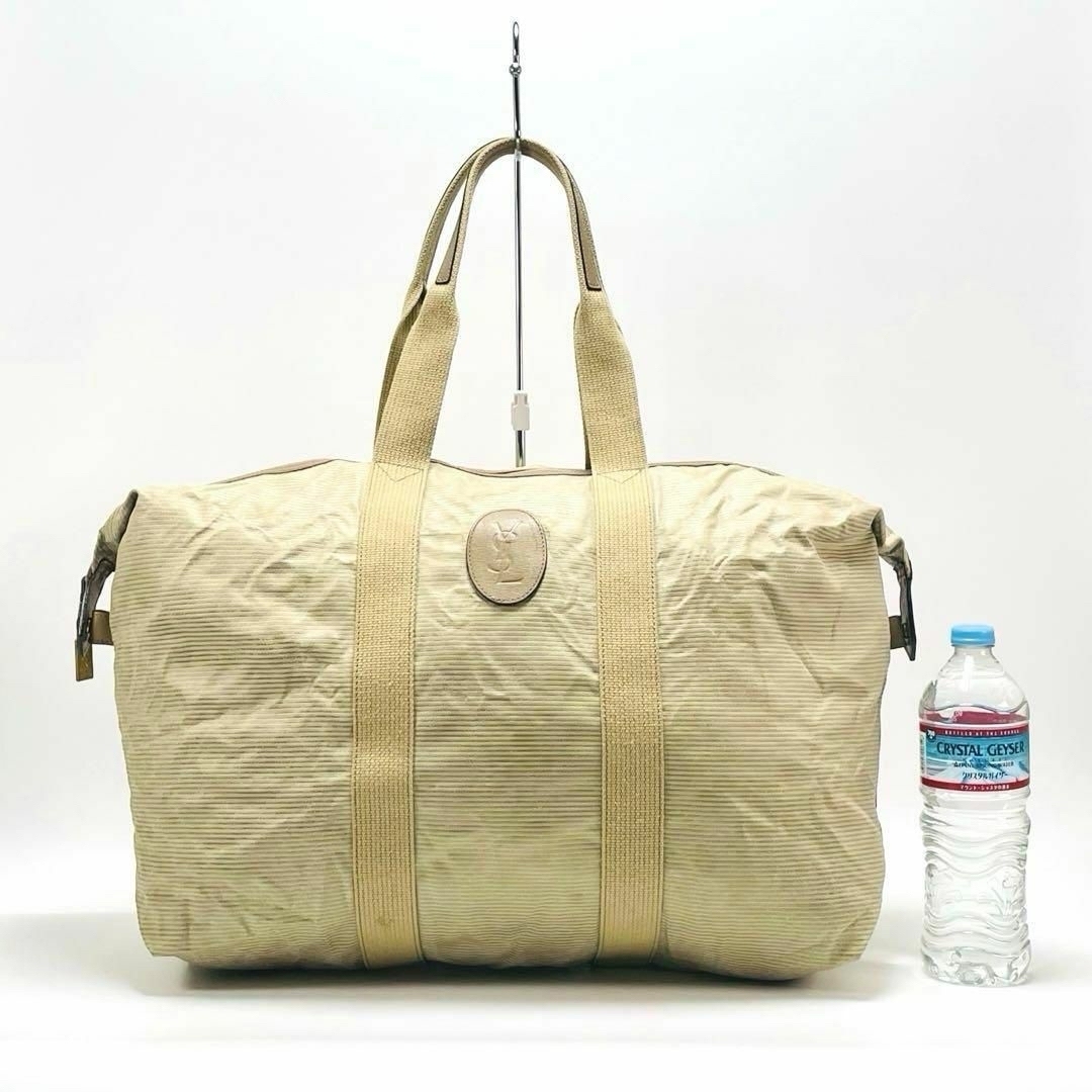 Yves Saint Laurent(イヴサンローラン)の希少品 イヴ サンローラン ボストンバッグ 旅行 大容量 軽量 折りたたみ可 レディースのバッグ(ボストンバッグ)の商品写真