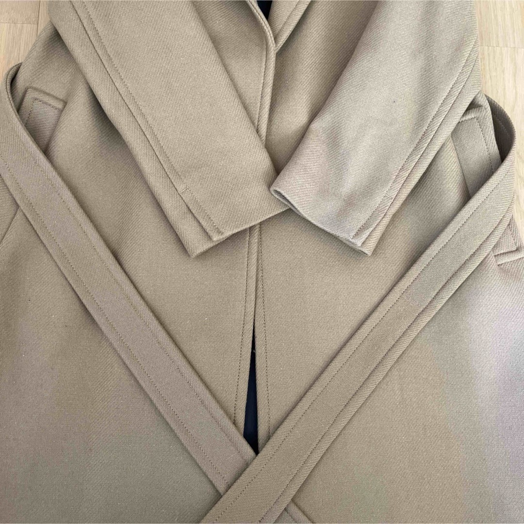 ZARA(ザラ)の【超美品】ZARA ロングコート　キャメル　S レディースのジャケット/アウター(ロングコート)の商品写真