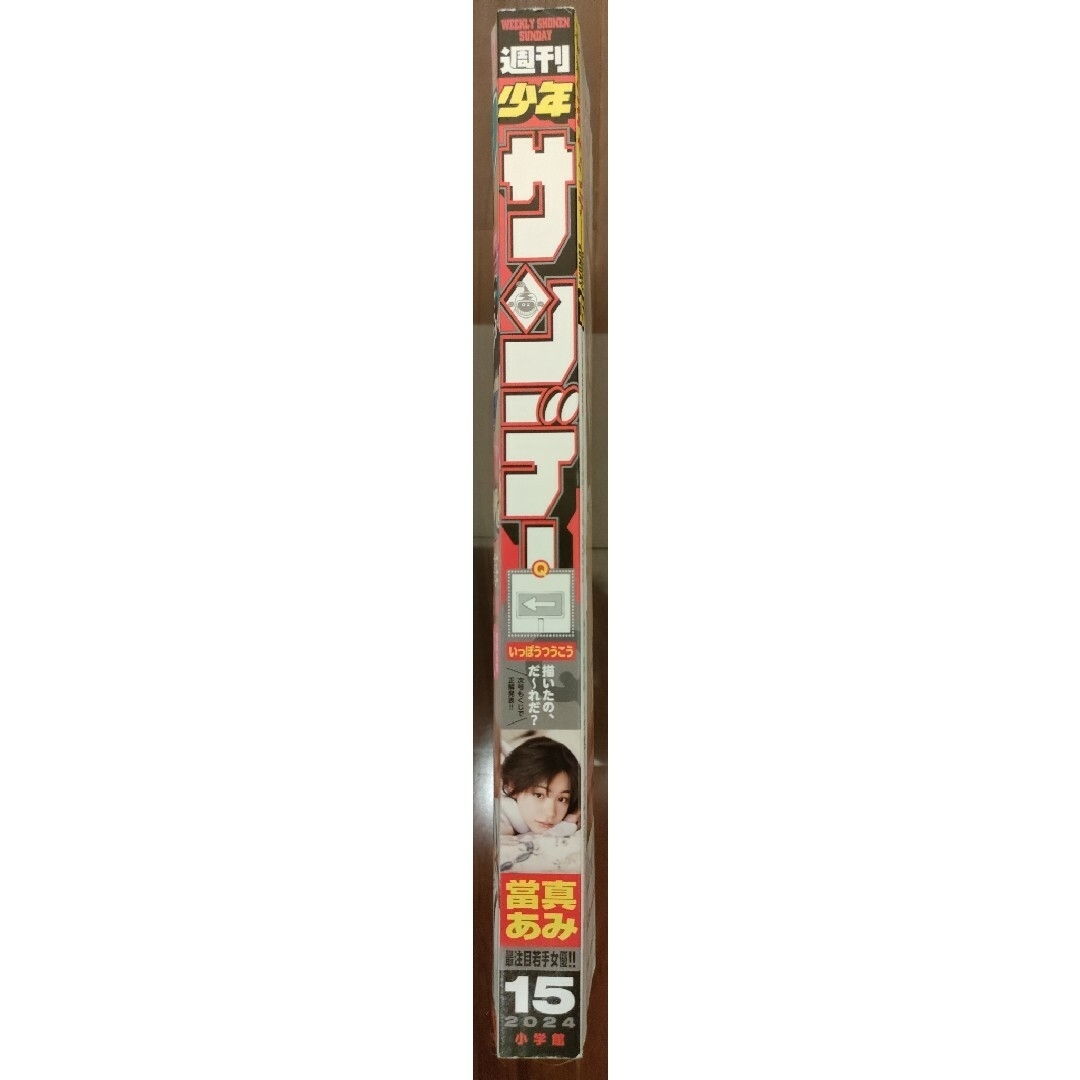 小学館(ショウガクカン)の週刊少年サンデー１５号/２０２４年３月２２日号 （小学館）※一部切抜き箇所 エンタメ/ホビーの漫画(漫画雑誌)の商品写真