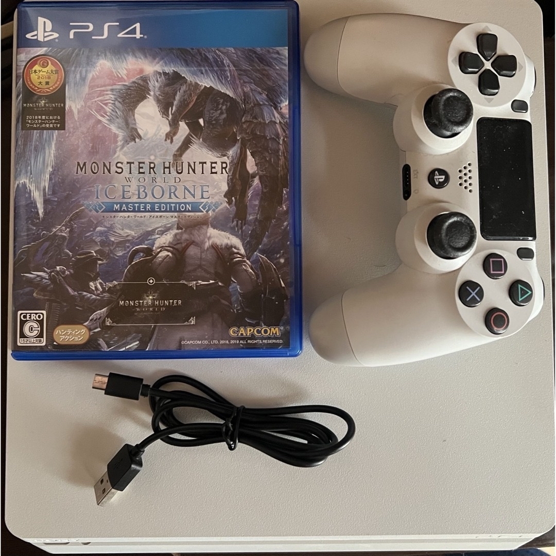 PlayStation4(プレイステーション4)のPlayStation 4 “モンスターハンターワールド：アイスボーン マスター エンタメ/ホビーのゲームソフト/ゲーム機本体(家庭用ゲーム機本体)の商品写真