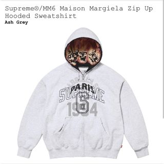 シュプリーム(Supreme)のSupreme MM6 Zip Up Hooded Sweatshirt S(パーカー)