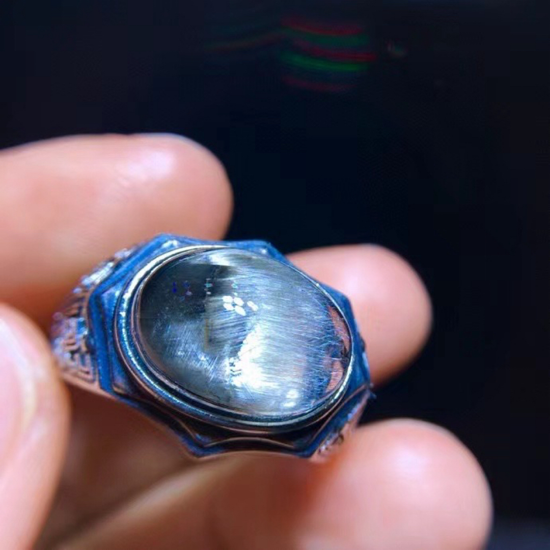 ⭐︎【高級】プラチナタイチンルチルクォーツ リング  s925 レディースのアクセサリー(リング(指輪))の商品写真
