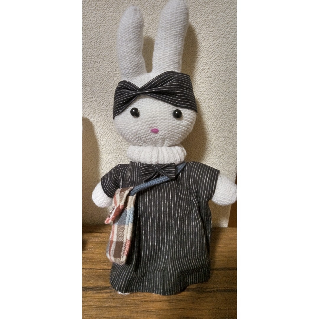 手作り ウサギの人形 ハンドメイドのぬいぐるみ/人形(ぬいぐるみ)の商品写真