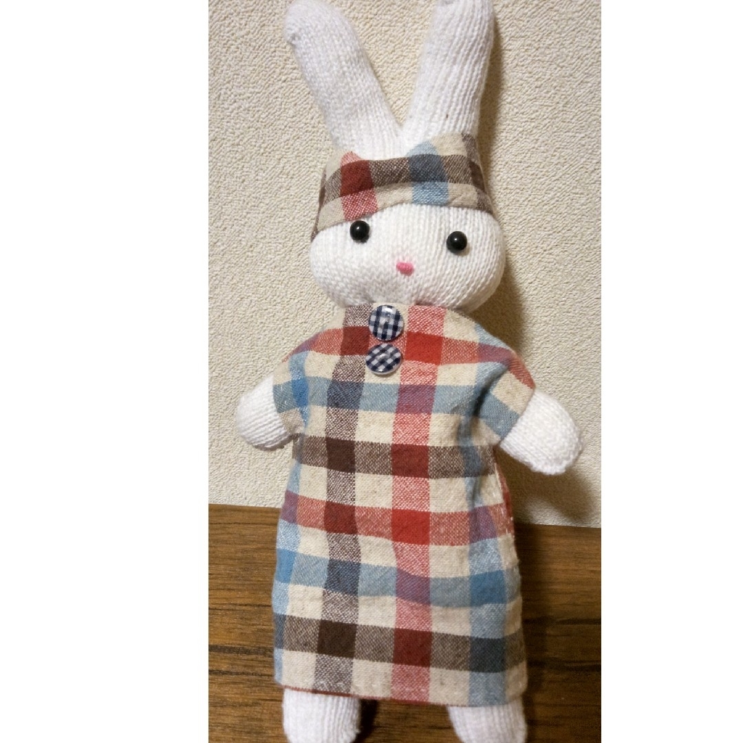 手作り ウサギの人形 ハンドメイドのぬいぐるみ/人形(ぬいぐるみ)の商品写真