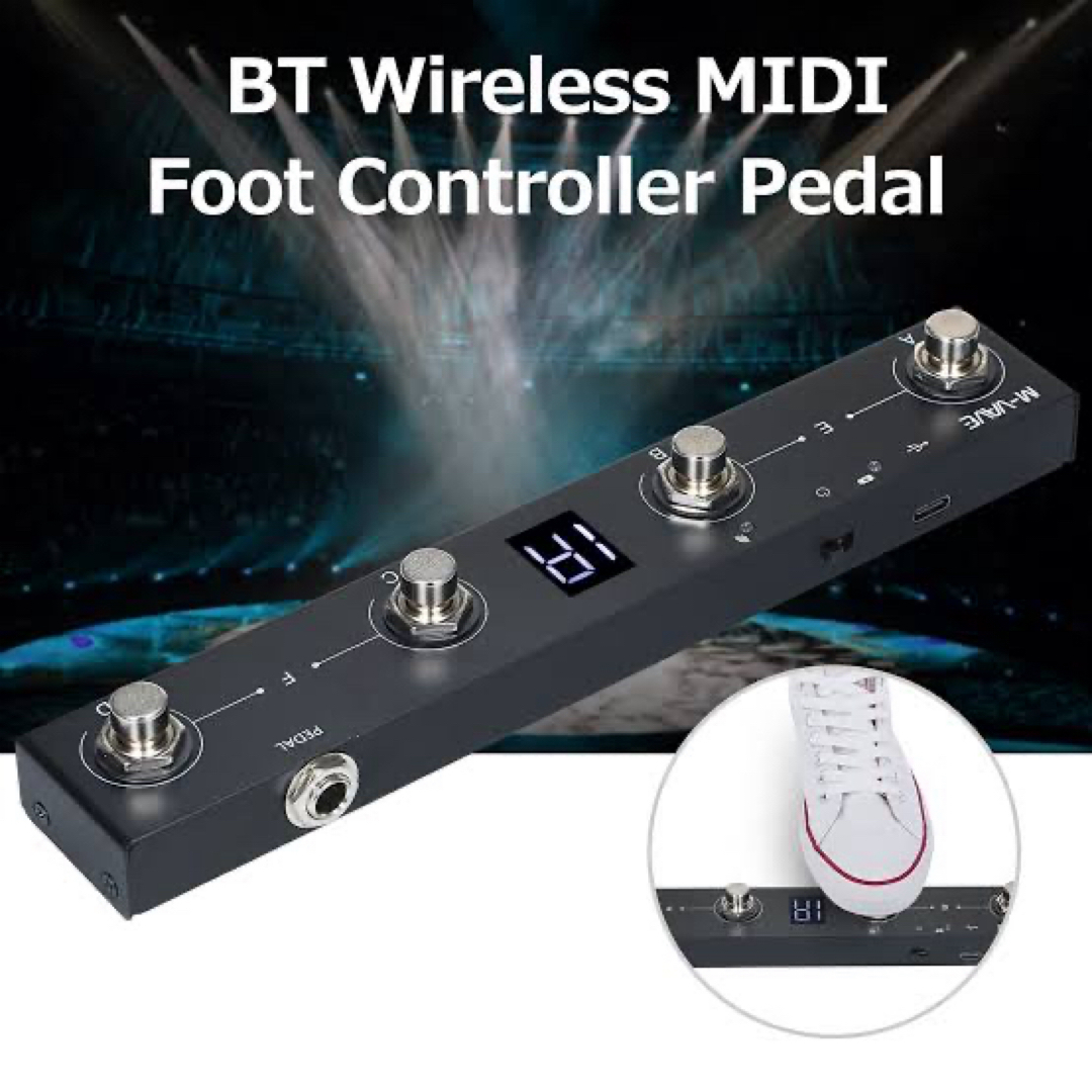 【新品】M-VAVE Chocolate MIDI FootController 楽器のDTM/DAW(MIDIコントローラー)の商品写真