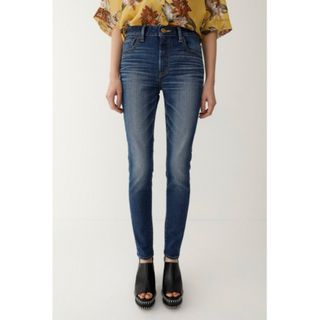 マウジー(moussy)のWF Rebirth embroidery SKINNY(デニム/ジーンズ)