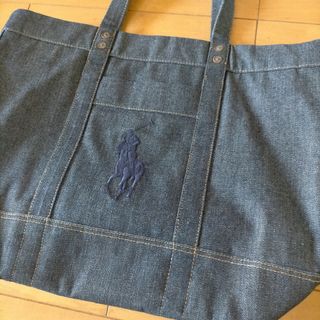 ポロラルフローレン(POLO RALPH LAUREN)のラルフローレン トートバッグ デニム 綿 ③(トートバッグ)