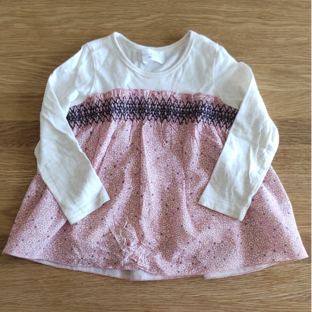 WILL MERY(ウィルメリー)の重ね着風トップス キッズ/ベビー/マタニティのキッズ服女の子用(90cm~)(Tシャツ/カットソー)の商品写真