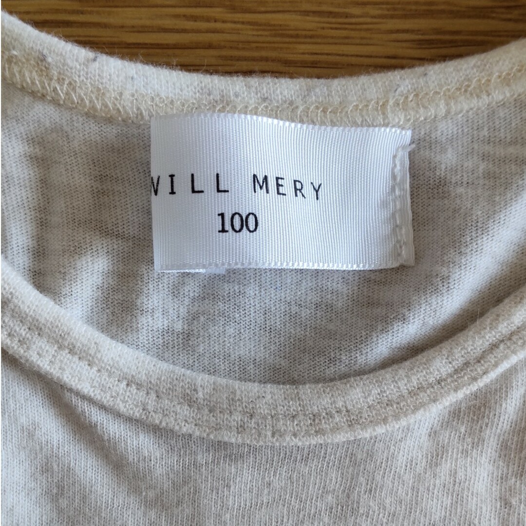 WILL MERY(ウィルメリー)の重ね着風トップス キッズ/ベビー/マタニティのキッズ服女の子用(90cm~)(Tシャツ/カットソー)の商品写真