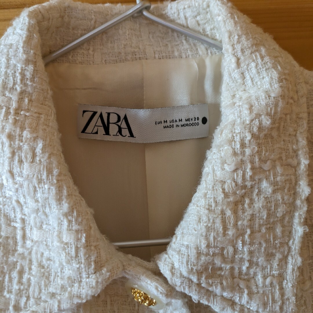 ZARA(ザラ)の【新品完売品】ZARA　ツイードジャケット　ツイードブレザー レディースのジャケット/アウター(その他)の商品写真