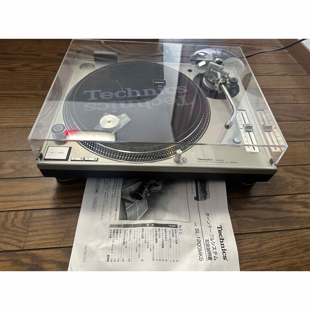 Technics(テクニクス)のTechnics SL-1200MK5 Sターンテーブル    1台 　 楽器のDJ機器(ターンテーブル)の商品写真