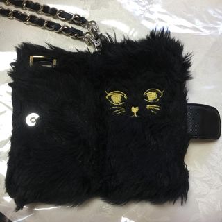 セシルマクビー(CECIL McBEE)のセシルマクビー ねこファーiPhoneケース(iPhoneケース)