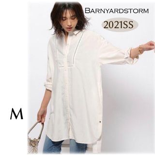 バンヤードストーム(BARNYARDSTORM)の人気☆BARNYARDSTORM リネンコンハシゴレースシャツ アイボリー(シャツ/ブラウス(長袖/七分))