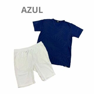 AZUL by moussy - AZUL BY MOUSSY コットンハーフパンツ　コットンＴシャツ　Ⅼセット