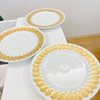 ローゼンタール(Rosenthal)のローゼンタール ロータス 大皿 メイン皿 パーティー皿 ゴールド 金彩 8(食器)